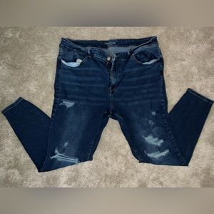 Size 24 LONG skinny jeans Maurice’s